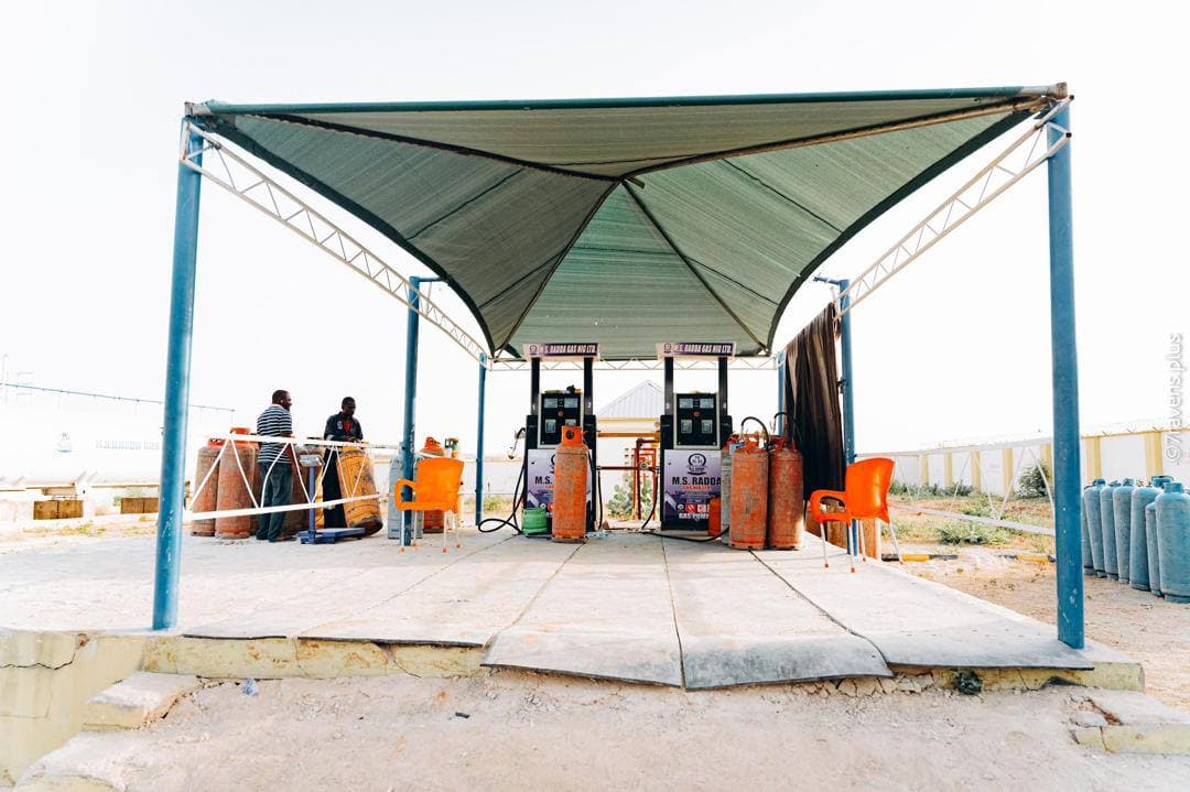 MS Raddah branded fuel pumps at filling station